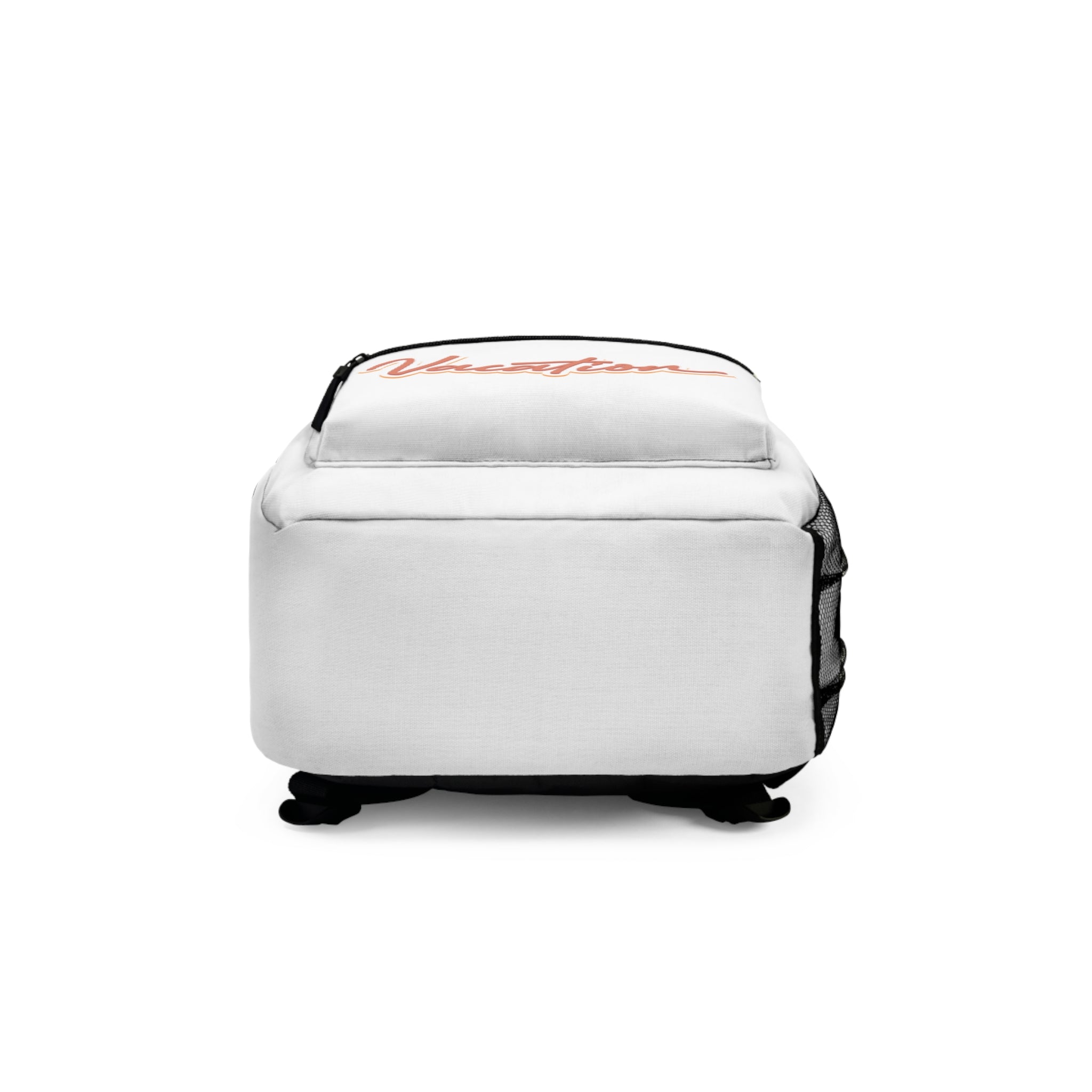 White Vacation Travel Backpack