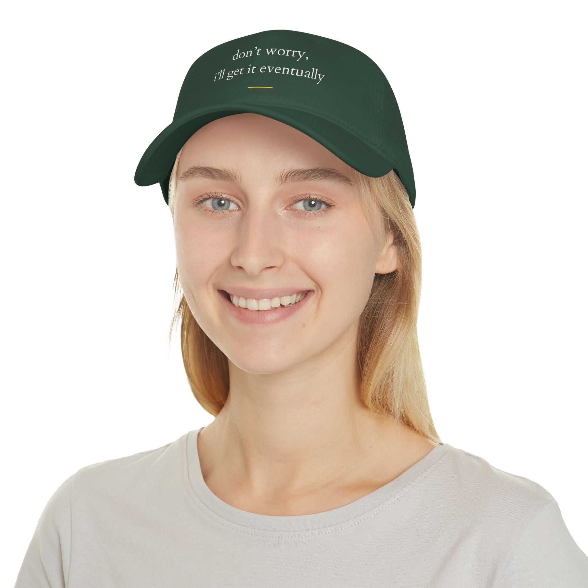 Don't Worry, I'll Get It Eventually Profile Baseball Cap