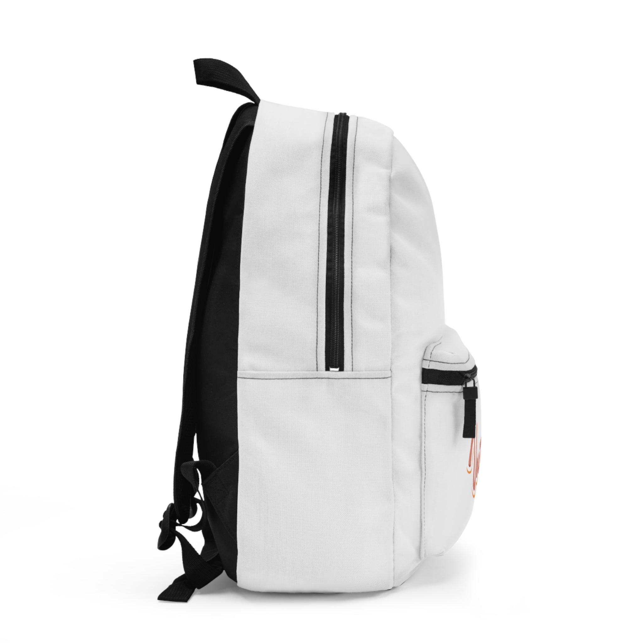 White Vacation Travel Backpack